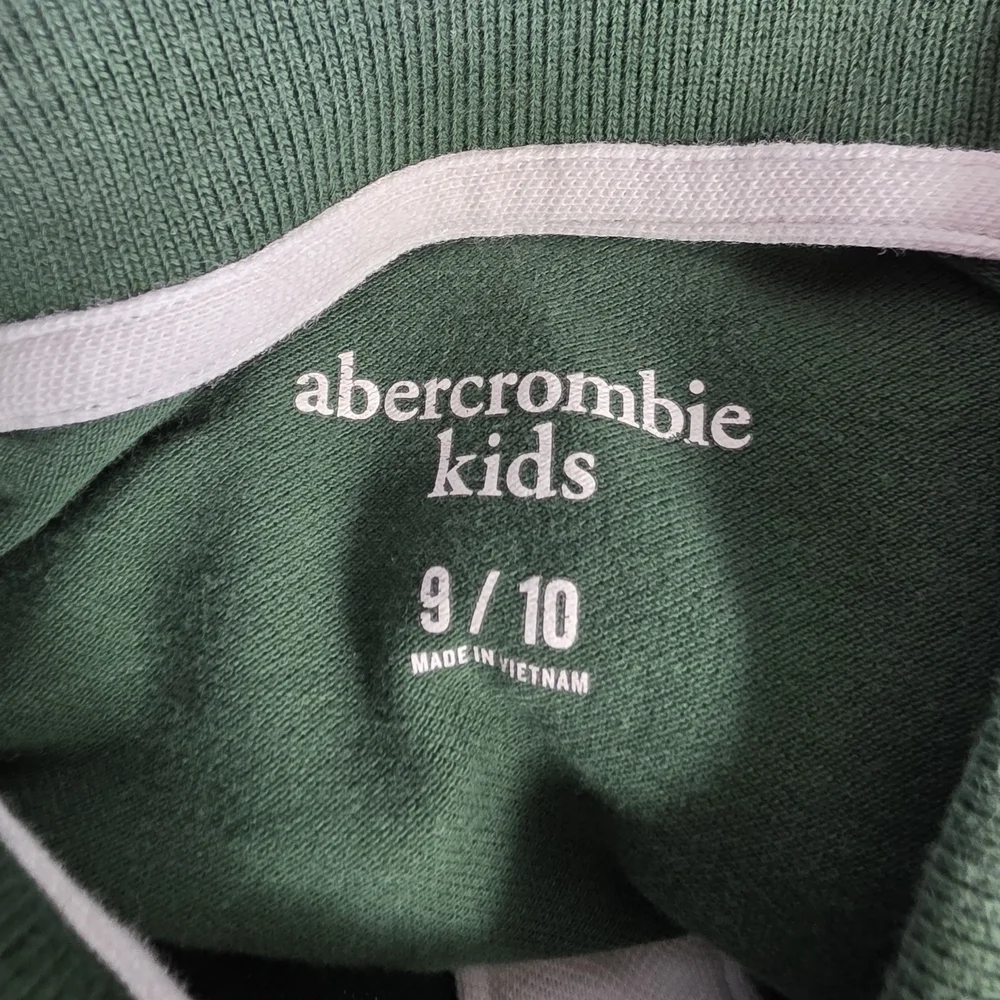 Abercrombie Kids Forest Green Polo Shirt Sz 9/10